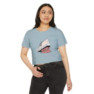 Saticöy Gum Shoe Crop Top