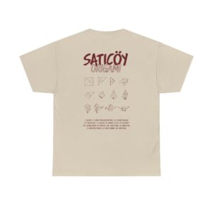 Saticöy Origami Double Sided Graphic Tee